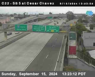 SB 5 at Cesar E Chaves Prkwy