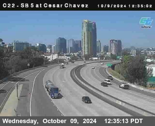 SB 5 at Cesar E Chaves Prkwy