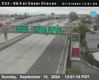 SB 5 at Cesar E Chaves Prkwy