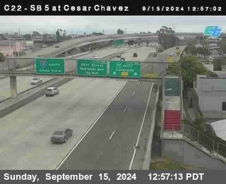 SB 5 at Cesar E Chaves Prkwy