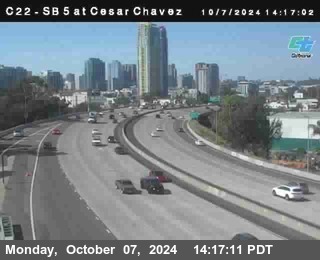 SB 5 at Cesar E Chaves Prkwy