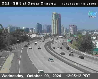 SB 5 at Cesar E Chaves Prkwy