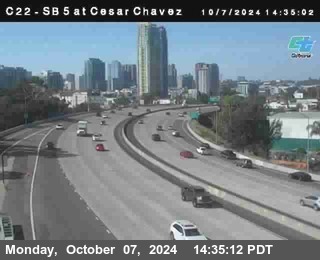 SB 5 at Cesar E Chaves Prkwy