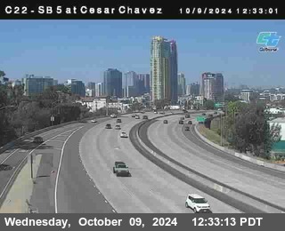 SB 5 at Cesar E Chaves Prkwy