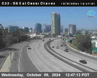 SB 5 at Cesar E Chaves Prkwy