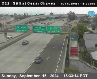 SB 5 at Cesar E Chaves Prkwy