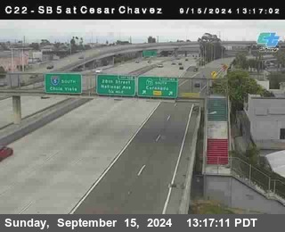 SB 5 at Cesar E Chaves Prkwy