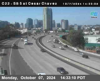 SB 5 at Cesar E Chaves Prkwy