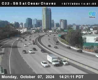 SB 5 at Cesar E Chaves Prkwy