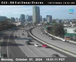 SB 5 at Cesar E Chaves Prkwy