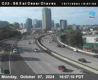 SB 5 at Cesar E Chaves Prkwy