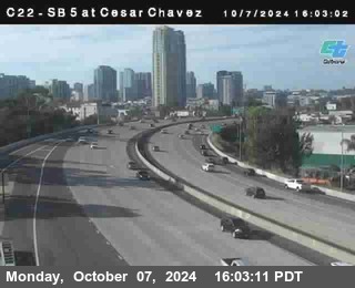 SB 5 at Cesar E Chaves Prkwy