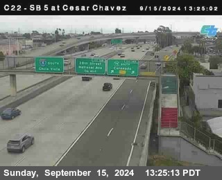 SB 5 at Cesar E Chaves Prkwy