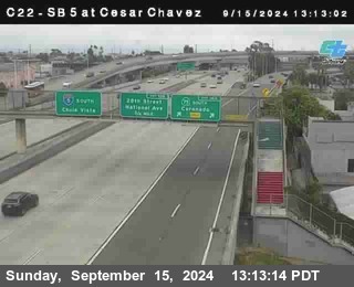 SB 5 at Cesar E Chaves Prkwy