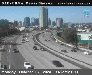 SB 5 at Cesar E Chaves Prkwy