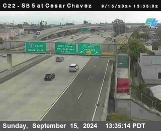 SB 5 at Cesar E Chaves Prkwy