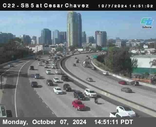 SB 5 at Cesar E Chaves Prkwy