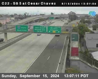 SB 5 at Cesar E Chaves Prkwy