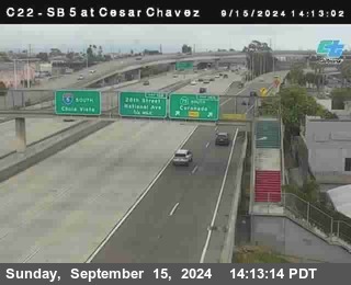 SB 5 at Cesar E Chaves Prkwy