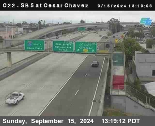 SB 5 at Cesar E Chaves Prkwy