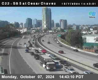 SB 5 at Cesar E Chaves Prkwy