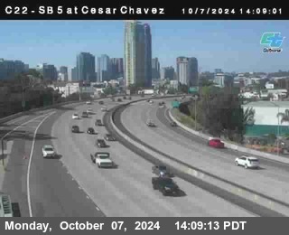 SB 5 at Cesar E Chaves Prkwy