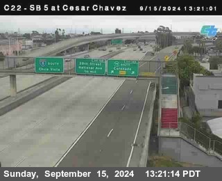 SB 5 at Cesar E Chaves Prkwy