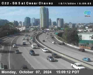 SB 5 at Cesar E Chaves Prkwy