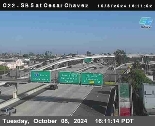 SB 5 at Cesar E Chaves Prkwy