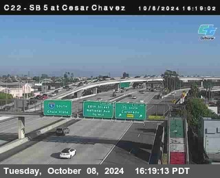 SB 5 at Cesar E Chaves Prkwy