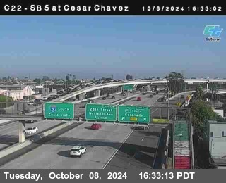 SB 5 at Cesar E Chaves Prkwy