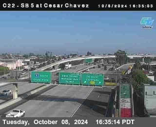 SB 5 at Cesar E Chaves Prkwy