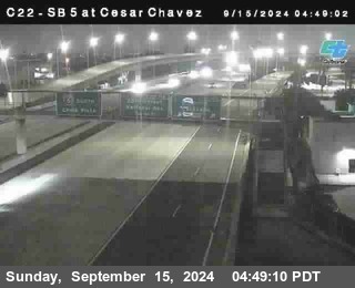 SB 5 at Cesar E Chaves Prkwy