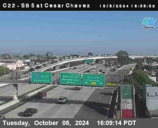 SB 5 at Cesar E Chaves Prkwy