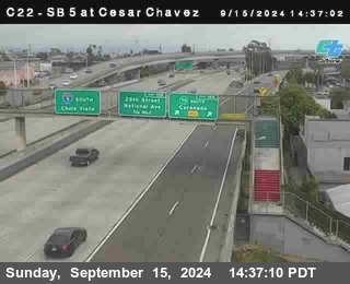 SB 5 at Cesar E Chaves Prkwy