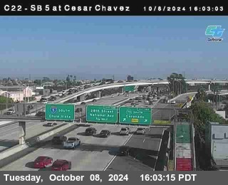 SB 5 at Cesar E Chaves Prkwy