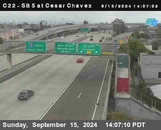 SB 5 at Cesar E Chaves Prkwy