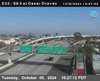 SB 5 at Cesar E Chaves Prkwy