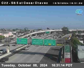 SB 5 at Cesar E Chaves Prkwy