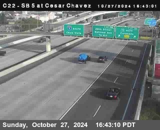 SB 5 at Cesar E Chaves Prkwy