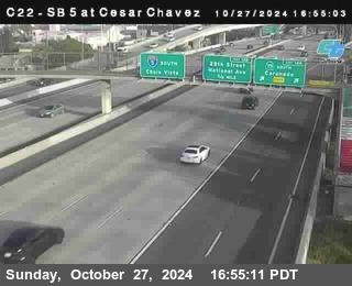 SB 5 at Cesar E Chaves Prkwy