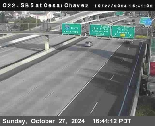 SB 5 at Cesar E Chaves Prkwy