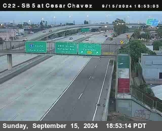 SB 5 at Cesar E Chaves Prkwy