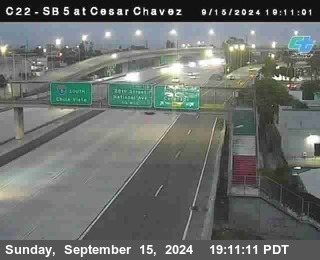 SB 5 at Cesar E Chaves Prkwy