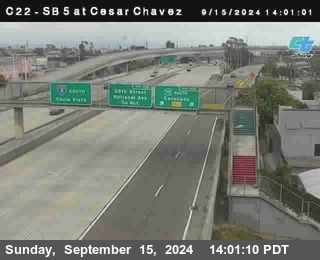 SB 5 at Cesar E Chaves Prkwy