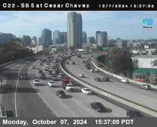 SB 5 at Cesar E Chaves Prkwy