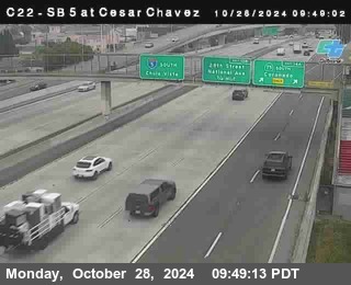 SB 5 at Cesar E Chaves Prkwy