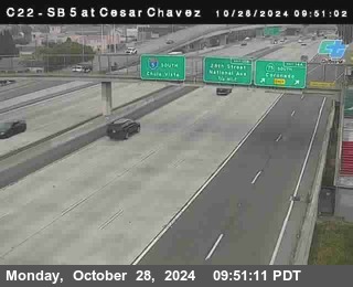 SB 5 at Cesar E Chaves Prkwy