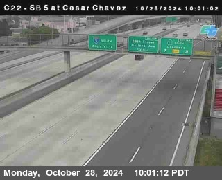 SB 5 at Cesar E Chaves Prkwy