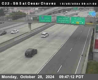 SB 5 at Cesar E Chaves Prkwy